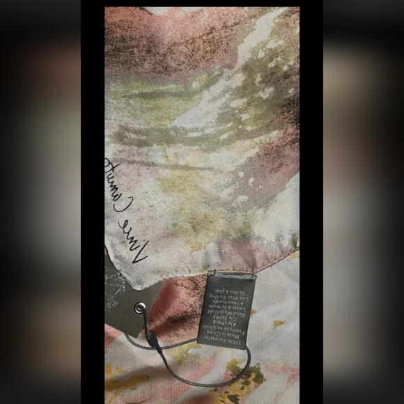 Vince Camuto Scarf in Pink, Green, and White - Picture 7 of 7